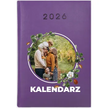 Kalendář Knihový kalendář 2026 A5 fialový