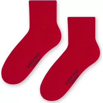 Pánské ponožky Dámské ponožky MERINO WOOL 130 Červená 35-37