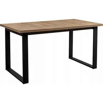 Jídelní stůl Obdélníkový rozkládací stůl BIRD meble 80 x 150 x 77 cm dub lefkas