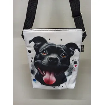 Nákupní taška Crossbody kabelka 22x29 cm - kočárkovina - Pejsek 4