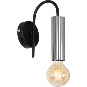 Nástěnné svítidlo Nástěnné svítidlo Luminex černé, stříbrné, patice E27, 60 W