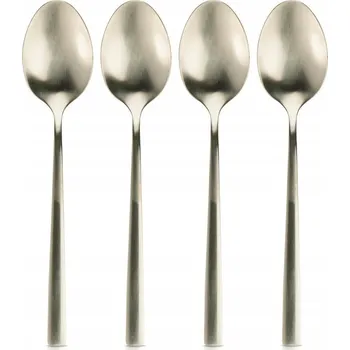 Příbor Čajové lžičky ocelové zlaté 4 ks