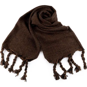 Šátek Velký teplý šátek / pléd 70x185 cm Varianta: 2 hnědá, Balení: 1 ks