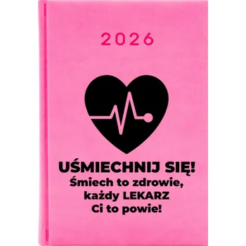 Kalendář Knižkový kalendář 2026 A5 růžový