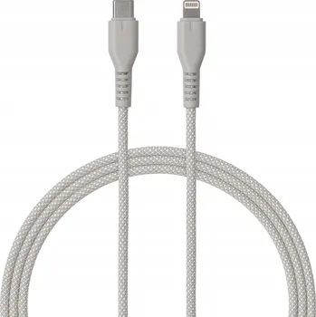 Datový kabel Kabel QUALO USB - Apple Lightning 1,5 m šedý
