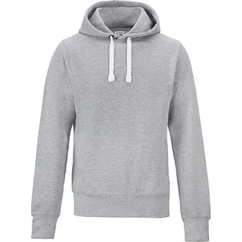 Pánská mikina Just Hoods Pánská mikina s kapucí JH100 Heather Grey XL