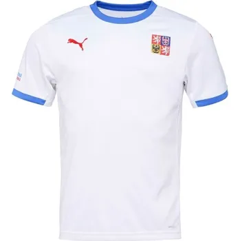 Fotbal Pánský házenkářský dres Puma AWAY JERSEY M XXL Bílá, Červená