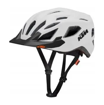 Cyklistická přilba PŘILBA KTM FACTORY LINE FL II BÍLO-ŠEDÁ MATNÁ 51-54 - super lehká