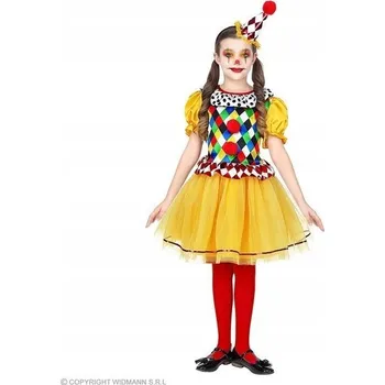 Karnevalový kostým KOSTÝM PANÍ KLAUNA, ZÁBAVNÝ KLUN 140