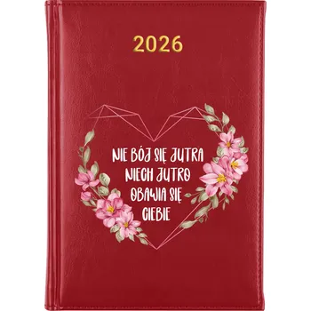 Kalendář Knižní kalendář 2026 A5 červený