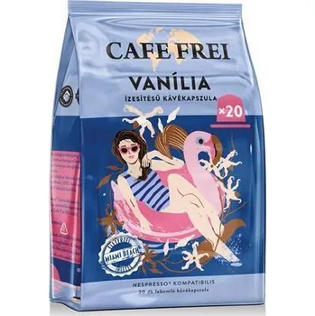 Kávové kapsle, vanilka, kompatibilní s Nespresso, 20 ks, CAFE FREI 110282