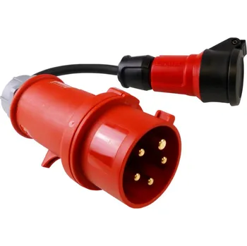 Napájecí kabel Prodlužovací Kabel jednoduchý Doktorvolt 0,3 m 1 ks zásuvka černý