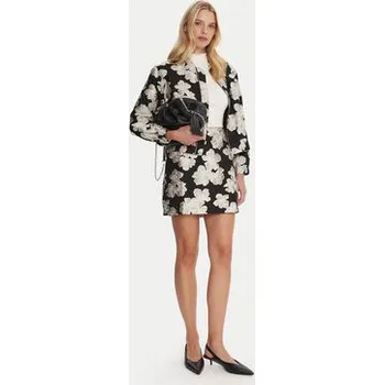 Dámská sukně French Connection Mini sukně 73ZAX Černá Slim Fit 6