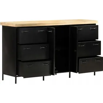 Komoda Komoda VidaXL 140 x 38 x 76 cm, růžové odstíny, matná