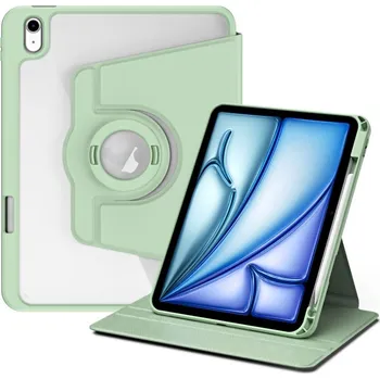 Příslušenství pro tablet VSECHNONAMOBIL 106039 CRYSTAL FLEXI 2v1 Zaklápěcí pouzdro pro Apple iPad Air 11 2025 / Air 11 2024 světle zelené