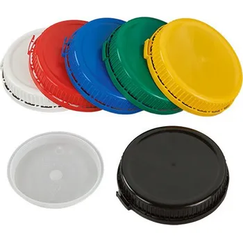 Sud Šroubovací uzávěr s originálním kroužkem, žlutý, vhodný na nádoby se širokým hrdlem, BJ = 24 ks