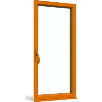 Vchodové dveře Plastové balkonové dveře | 95×215 cm (950×2150 mm) | zlatý dub / bílá | jednokřídlé | otevíravé i sklopné | pravé