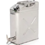 FALCON bezpečnostní kanystr z nerezu, se stáčecím kohoutem, 20 litrů,