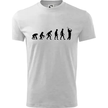 Evoluce Golf - Tričko dětské bavlněné - 98 cm / 2 roky ( Světlešedý Melír )