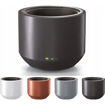 Květináč Plast Květináč , šedý, Botle 57 cm x 57 x 47 cm