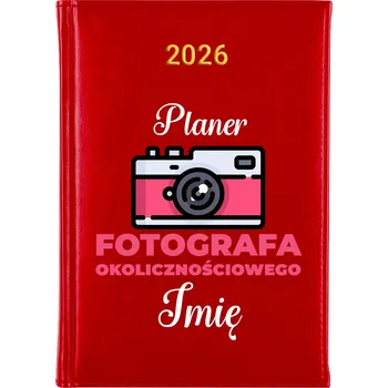 Kalendář Knižní kalendář 2026 A5 červený