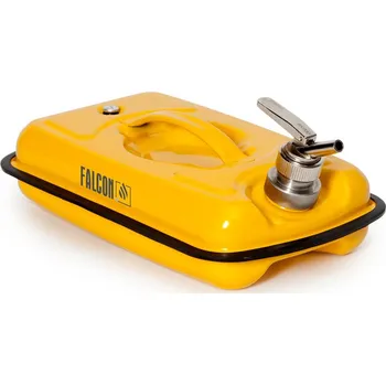 Kanystr FALCON bezpečnostní nádoba z oceli, lakovaná, s jemným dávkovacím kohoutem, 5 litrů