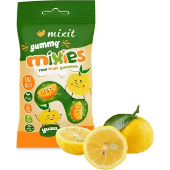 Bonbon MIXIT OVOCNÉ MIXIES PŘÍRODNÍ ŽELÉ BONBÓNY S PŘÍCHUTÍ YUZU 35g