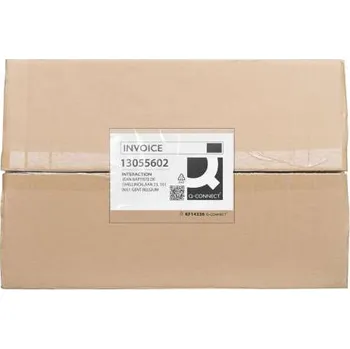 Samolepicí kapsy na zásilky Q-Connect - C6, průhledné, 1000 ks