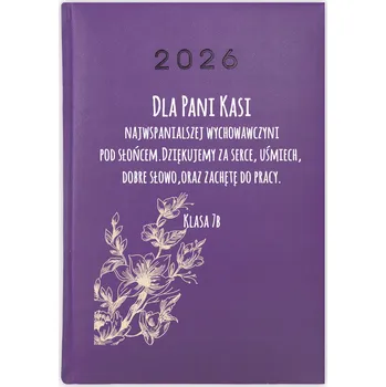 Kalendář Knihový kalendář 2026 A5 fialový