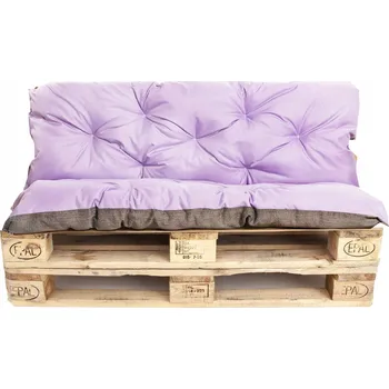 Podsedák POLŠTÁŘ ZAHRADNÍ NA PALETU LAVICI ZAHRADNÍ NÁBYTEK PROŠÍVANÁ 120x50x50cm