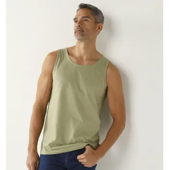 Pánské tílko Blancheporte Sada 3 sportovních tílek korálová+šalvějová+khaki 87/96