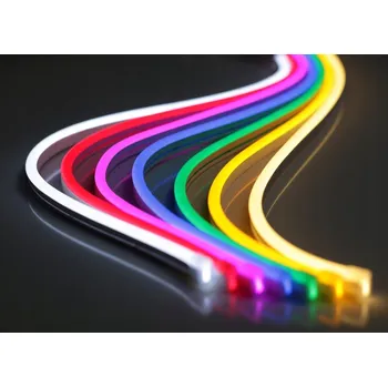 LED páska Neon Flex LED světelný had 230V RGB na metry
