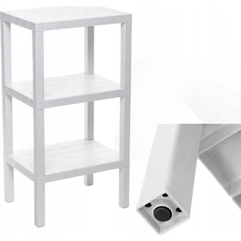 regál Koupelnový regál Tatay bílý 29 x 38 x 73,5 cm