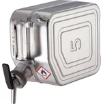 Bezpečnostní kanystr z nerezu s čepovacím kohoutem a větráním, objem 5 l