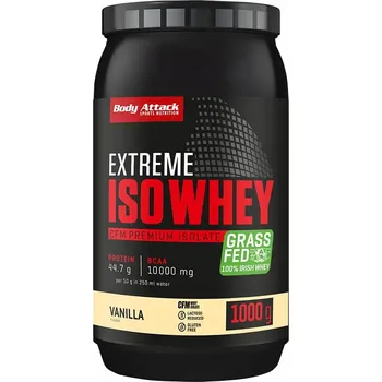 Protein Protein proteinový izolát - WPI Body Attack prášek 1000 g, vanilková příchuť