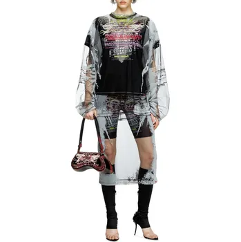 Dámská sukně SUKNĚ DIESEL O-LYAC SKIRT BLACK