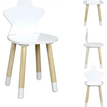 dětská židle HOME DECO KIDS Dětská židle Star white