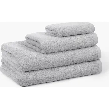 Ručník JAN peří Hotelový froté ručník/osuška - 50x100/70x140 cm - sv. šedá - Hotelový froté ručník - 50x100 cm - sv. šedá č. 03142