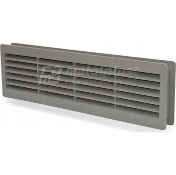 Větrací mřížka Ventilační mřížka Ventilační Metalplast-Kalisz šedá