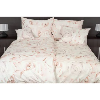 Povlečení Glamonde Rosalia mikroplyšové 140 x 200, 70 x 90 cm zipový uzávěr