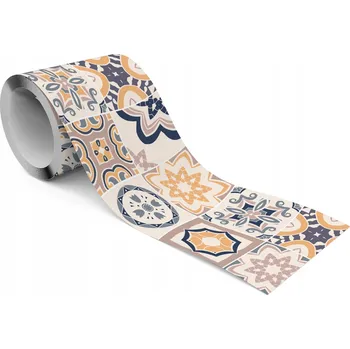 Fototapeta Samolepicí Dekorativní Bordura do kuchyně s marockými mozaikovými ornamenty