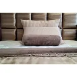 Softissimo Přikrývka 2v1 – komfortní a univerzální 140 x 200 cm, Jacard Smoke, Plyš béžový, Celoroční