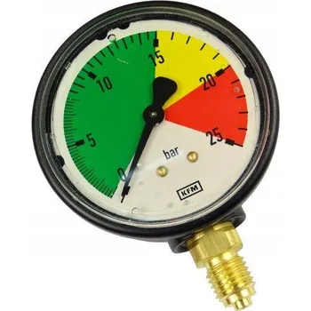 Postřikovač Manometr glycerínový 0-25 Bar spodní připojení KFM (WIKA) pro postřikovače