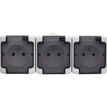 Elektrická zásuvka Hermetická Elektrická Zásuvka Kos-Elektro System , bílá