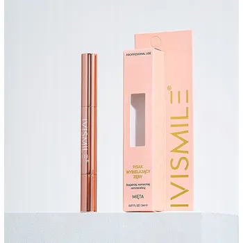 Přípravek na bělení zubů Ivismile bělicí Pen na zuby, růžovo-zlaté