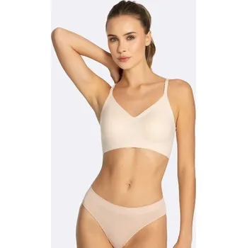 Podprsenka Julimex Jednoduchá podprsenka S-XL Béžová M