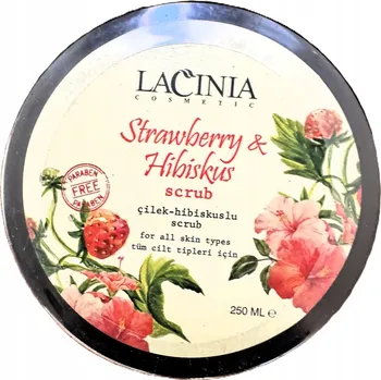 Tělový peeling LACINIA TĚLOVÝ PEELING JAHODA S IBIŠKEM 250 ml