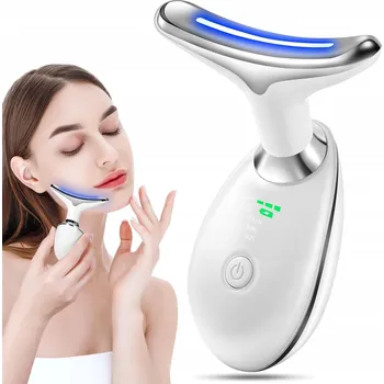 Masážní přístroj ELEKTRICKÝ MASÉR EMS NA OBLIČEJ A KRK PROTI VRÁSKÁM DÁREK