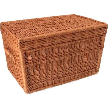 Úložný box ČistéDřevo Proutěná truhla přírodní