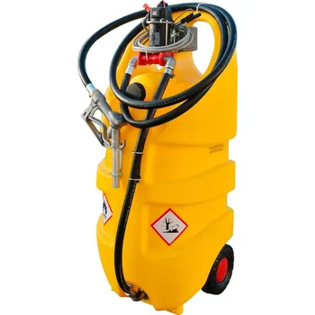 Palivová nádrž Mobilní čerpací nádrž na naftu, typ Caddy, objem 110 litrů, s 24 V elektrickým čerpadlem